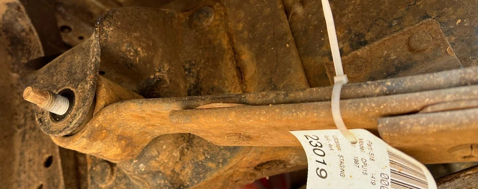 94-01 Dodge Ram 1500 4x4 Conjunto de resorte de hoja trasera 4 hojas OEM 52106290 Foto 2 de 4