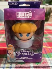 BITTY BOOMERS 2" Disney Princess Cinderella Character Wireless Bluetooth Speaker