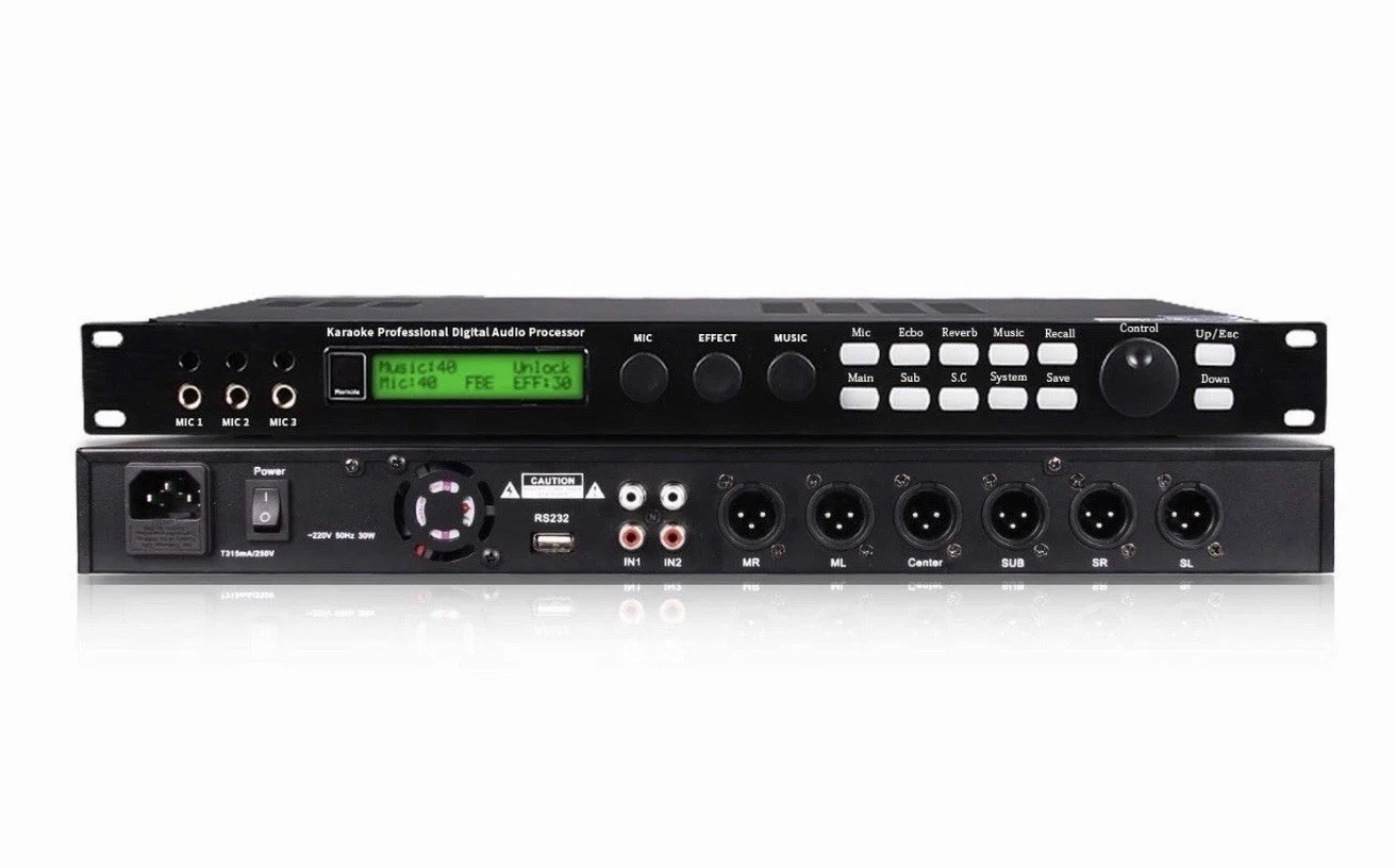 Depusheng X5 Digital Mixer Reverberator Microphone KTV Karaoke Audio Processor