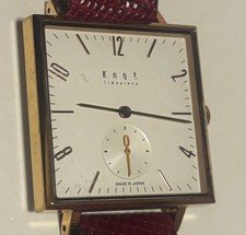 Knot SQ-32 Wristwatch Quartz Gold Case Small Seconds