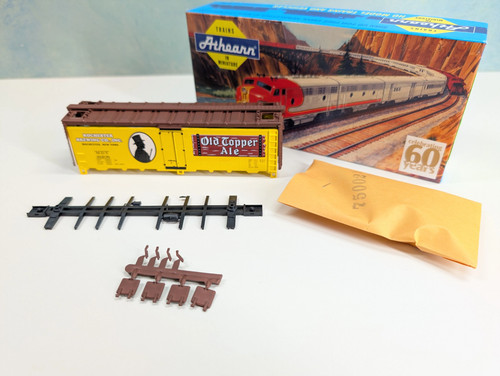 KIT personalizado Athearn HO 40' Frigorífico Coche Antiguo Cobre Ale #21208 Greenway Products | Condition: Used