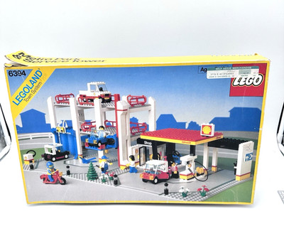 Lego Vintage City 6394 Metro Park Incomplete Instructions Box Some Stickers READ
