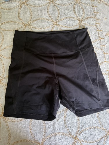 Girlfriend Collective High Rise Bike Short, Black, Size L
