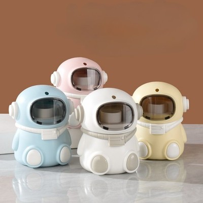Astronaut Creative Toothpick Box Push-type Automatically Pops Up For Storage
