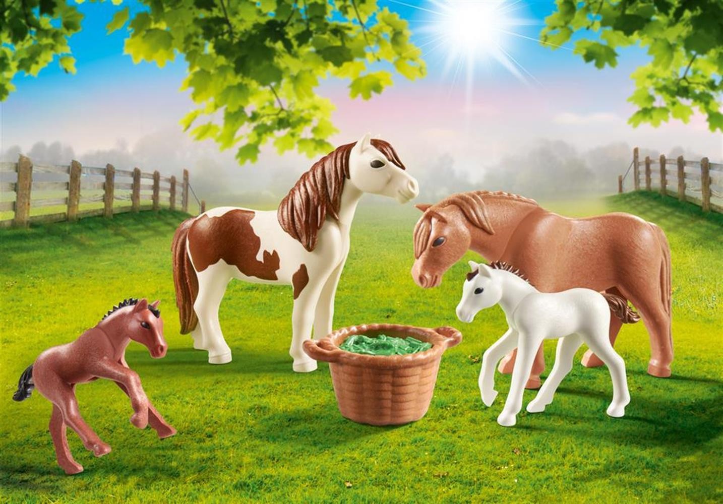 Playmobil 70682 Country Pony Farm Ponies with Foals toy horse horses figures NEW
