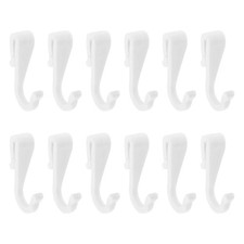 🌟 12 PCS CROCHETS EN PLASTIQUE POUR ÉTAGÈRES - RANGEMENT PRATIQUE DE CUISINE - 