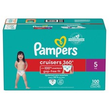 Pampers Cruisers 360 Diapers - Size 5 - 100ct