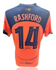 MARCUS RASHFORD SIGNED FC BARCELONA 2025/26 AWAY SHIRT (ACG CERT AG17757)