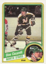 1984-85 Topps - Dino Ciccarelli   North Stars.   RW.   #73