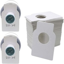 Wine Bottle Tags White Paper Double Sided Wine Bottle Hanging Tags 200 Count