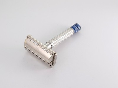 Gillette Blue Tip Super Speed C1 1957 Cleaned Vintage Double Edge Safety Razor