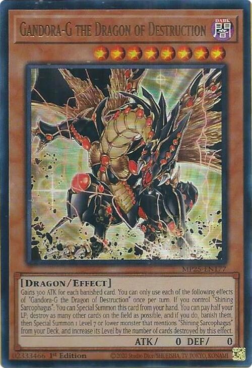 【レア】ガンダーラ：GANDHARA　PC88　ENIX Gandora-G the Dragon of Destruction - MP25-EN177 - Ultra Rare