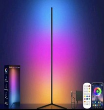 Corner Floor Lamp 60 Color Changing LED Floor Lamp with Music Sync, App Control