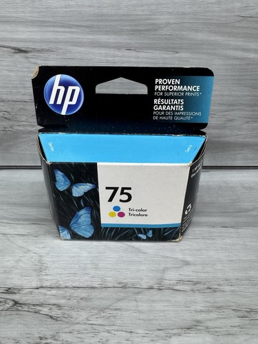 HP Original Ink Cartridge 75 TriColor CB337WN Option 140 CMY EXPIRED ...