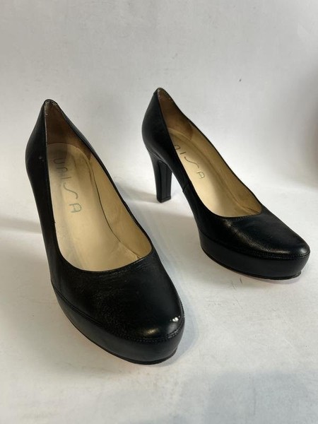 Women Unisa Heels Black Leather 39