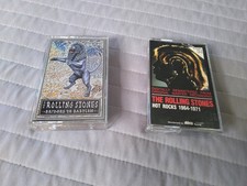 The Rolling Stones Lot Of 2 Cassettes Bridges To Babylon Hot Rocks 64-71