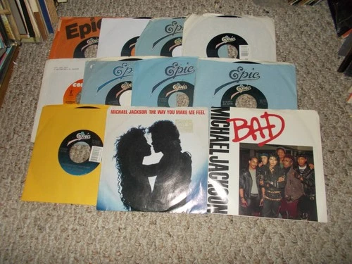 LOT OF 11 ORG MICHAEL JACKSON POP 45S