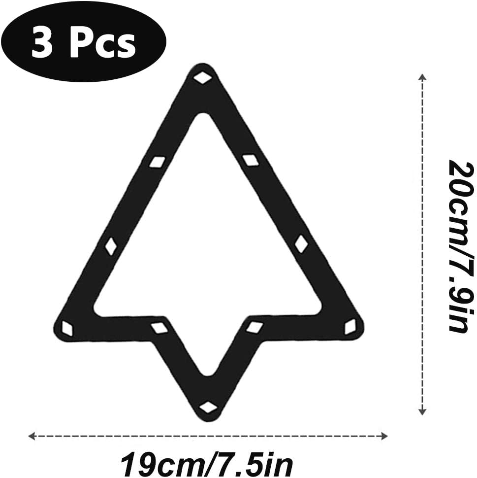 Magic Ball Rack Pro 9- & 10-Ball 8-Ball Billard Aufbauschablonen Set mit 2 Stück