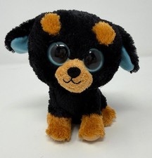 Tuffy the Rottweiler Puppy Beanie Boo (Rare/Retired 1st gen 2010) Plush Dog