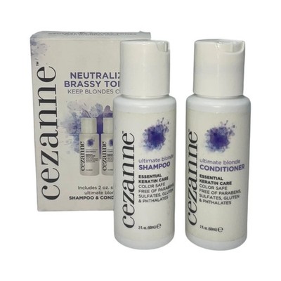 Cezanne Travel+Try Me Shampoo & Conditioner Keep Blondes Cool 2oz