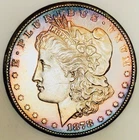 *1878 CC MORGAN DOLLAR* *MS+* *TONED* *SEMI PROOF LIKE* NR #CVIP70