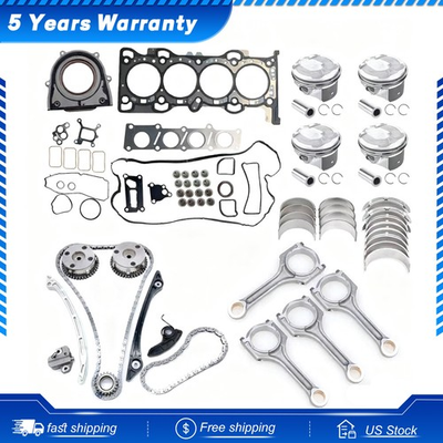 #ad 204PT 2.0L Engine Rebuild Overhaul Kit w Rods Timing For Land Rover Discovery $526.39