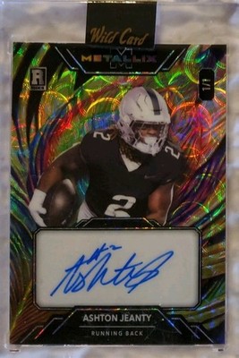 2025 Wild Card Metallix MegaFractal Ashton Jeanty 1/1 Auto Case