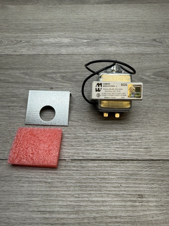 Delta 060704A 20 VA Hard Wire Transformer from the Commercial Series - Image 2 of 4