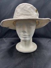 Tilley Endurables Sun Hat Cap Size 7 1/4 White Canvas Cap Fishing 289 Canada