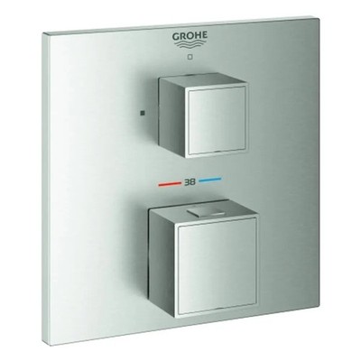 GROHE THM-Brausebatterie Grohtherm Cube 24153 FMS für 35600 supersteel 24153DC0