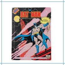 Vintage 1984 Batman 15 Piece Puzzle Craft Master DC Comics Super Powers