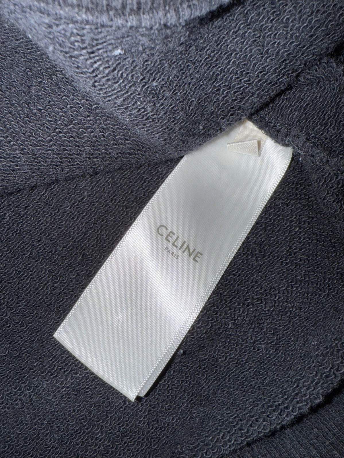 Felpa con cappuccio Celine (Hedi Slimane) SS20 Runway taglia S