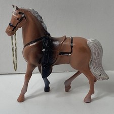 Vintage Die Cast Metal Palomino Horse Figure Japan Western Cowboy