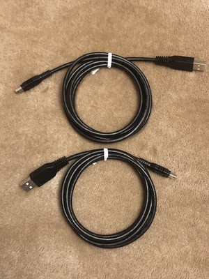 Texas Instruments Calculator Charging / Data Cable Pair of 2 - 60'' 5ft US Seller