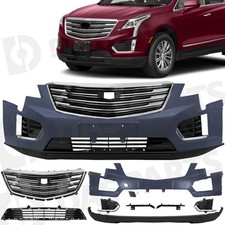 For 2017-2022 Cadillac Xt5 Front Bumper Cover Grille Assembly W/o Sensor Hole