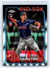 2024 Topps Chrome David Hamilton Raywave Refractor #49 Boston Red Sox