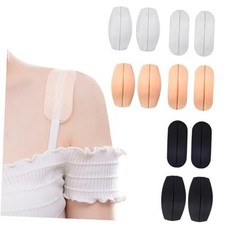 12 Pcs Bra Strap Gel Pads, Bra Strap Holders, Silicone Bra Strap Cushion Pads