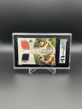 Dechambeau /Morikawa #93/99 -2021 SP Game Used #TG2-DM Tour Gear Gold SGC 9.5