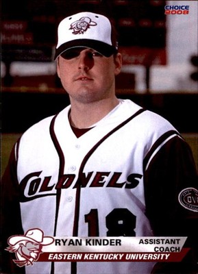 2008 Eastern Kentucky Colonels Choice #22 Ryan Kinder Richmond Kentucky KY Card
