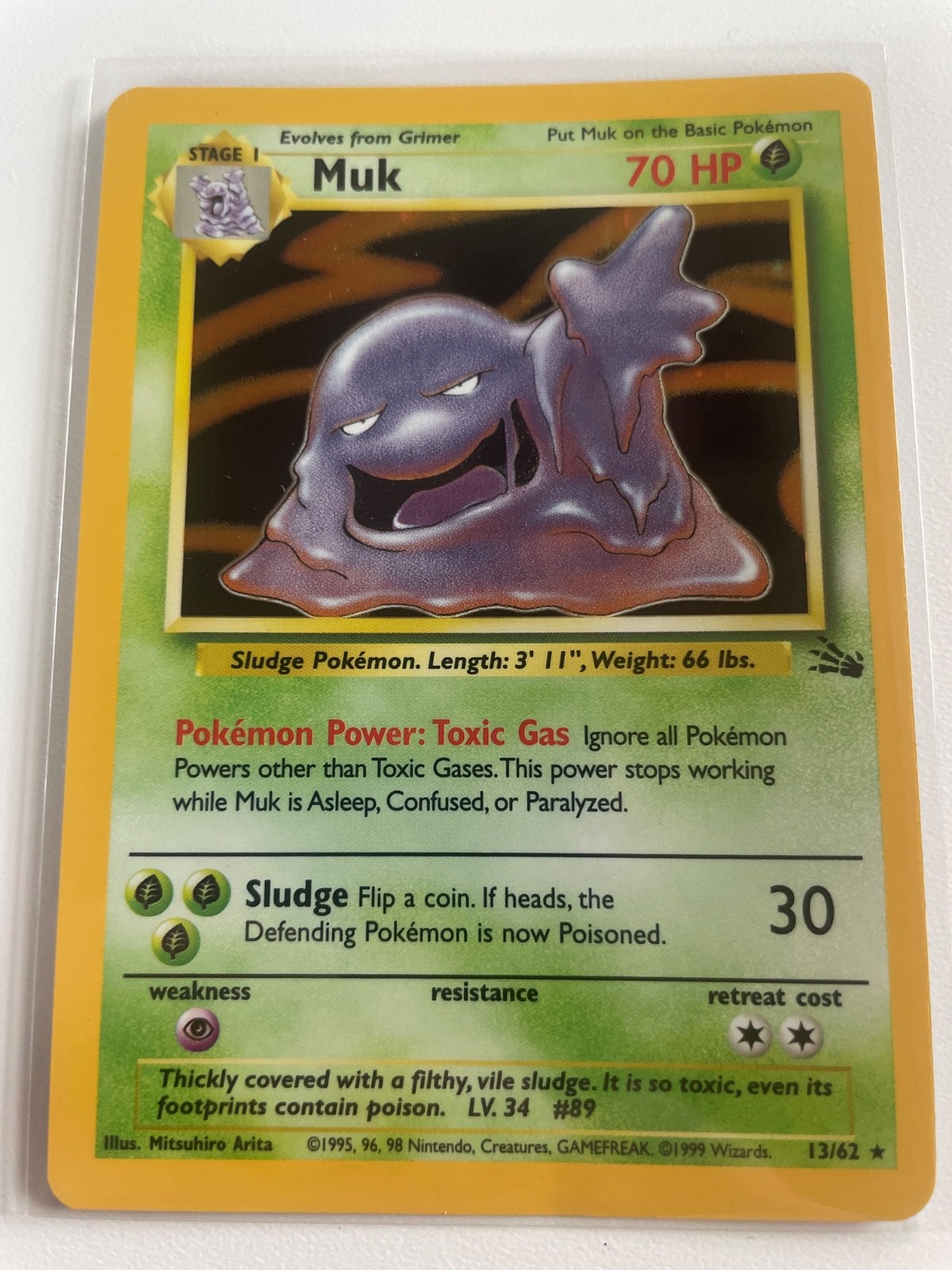 Muk 13/62 Fossil Unlimited Holo LP