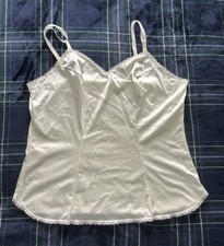 Vintage white Vanity Fair camisole size 36/42