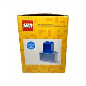 NEW IN BOX / Room Copenhagen LEGO Brick Shelf Set (2 Pcs) / Color = White