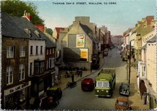 Mallow Cork Thomas Davis Street Ireland Scene Continental Postcard B308