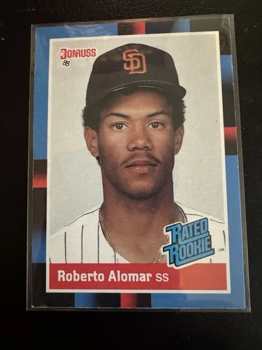 1988 Donruss Roberto Alomar Rated Rookie RC #34 Padres!!!