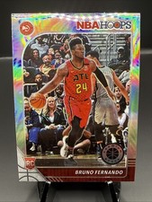 Bruno Fernando 2019-20 NBA Hoops Premium Silver Parallel Rookie Card #228