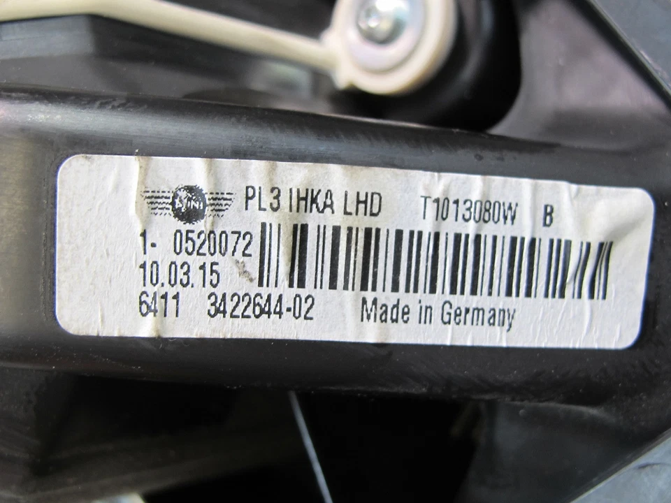 11-15 MINI COOPER R55 R56 R60 R61 A/C HEATER BLOWER MOTOR FAN W RESISTOR OEM - Image 3 of 4