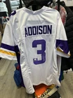 Jordan Addison Signed Minnesota Vikings Football Jersey AUTO JSA Sz XL (CBMH)