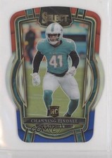 2022 Panini Select Club Level Red & Blue Prizm Die-Cut Channing Tindall 19kh