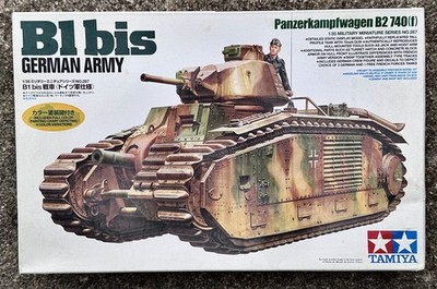 Tamiya German B1 bis Tank Panzerkampfwagen B2 740(f) 1/35 Model Kit 35287