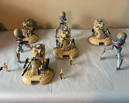 Lego Star Wars Droid Army, AAT Tanks and Tri Droid set with Battle Droids